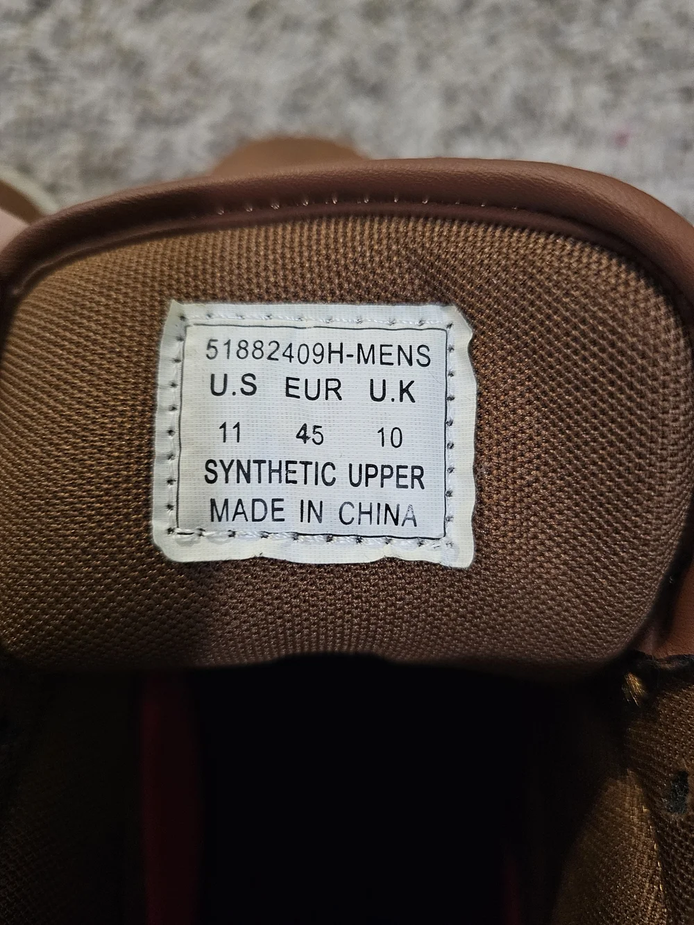 Levi's Men's Brown Lace-Up Boots with White Sole